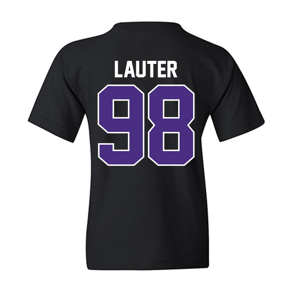 Northwestern - NCAA Football : Landon Lauter - Classic Shersey Youth T-Shirt-1