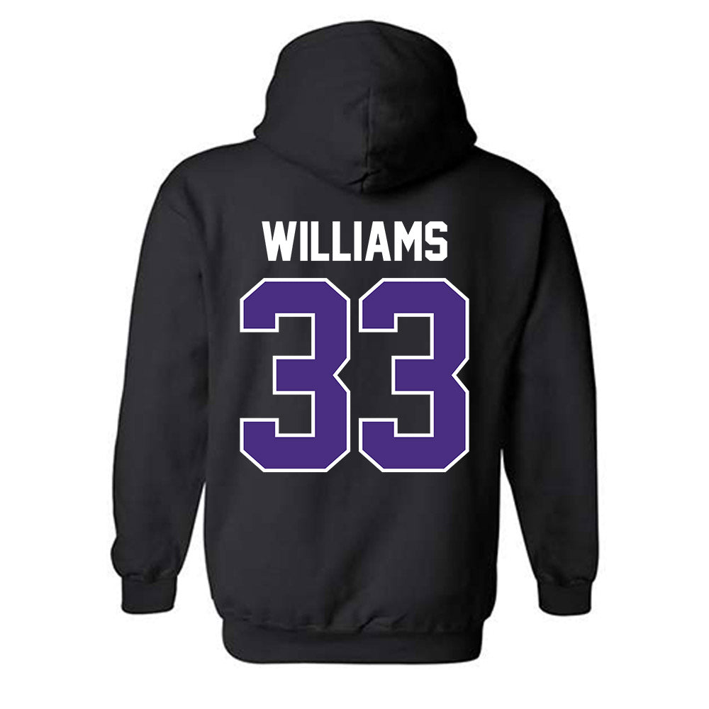 Northwestern - NCAA Women's Basketball : Taylor Williams - Classic Shersey Hooded Sweatshirt-1