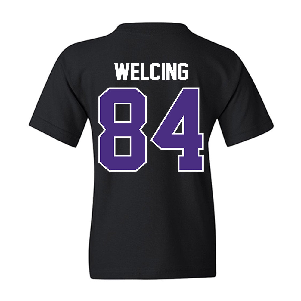 Northwestern - NCAA Football : Hunter Welcing - Classic Shersey Youth T-Shirt-1
