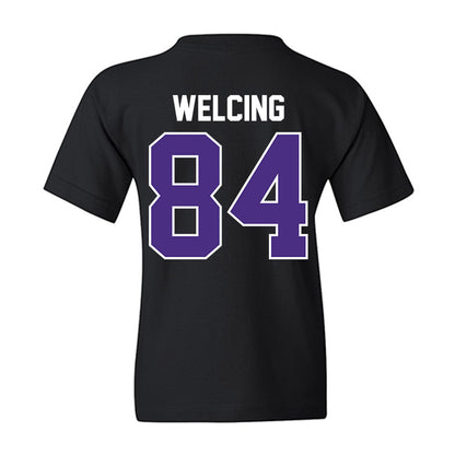 Northwestern - NCAA Football : Hunter Welcing - Classic Shersey Youth T-Shirt-1