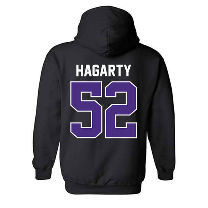 Northwestern - NCAA Football : Richie Hagarty - Classic Shersey Hooded Sweatshirt