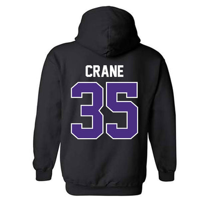 Northwestern - NCAA Football : Tate Crane - Classic Shersey Hooded Sweatshirt-1