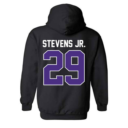 Northwestern - NCAA Football : JonJon Stevens Jr. - Classic Shersey Hooded Sweatshirt-1