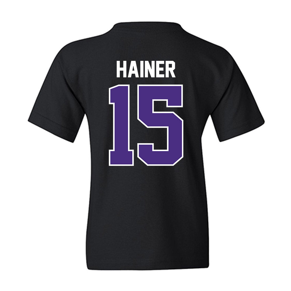 Northwestern - NCAA Men's Soccer : Doug Hainer - Classic Shersey Youth T-Shirt-1