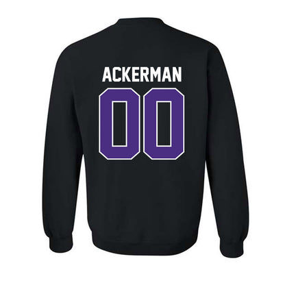 Northwestern - NCAA Baseball : Riley Ackerman - Classic Shersey Crewneck Sweatshirt-1