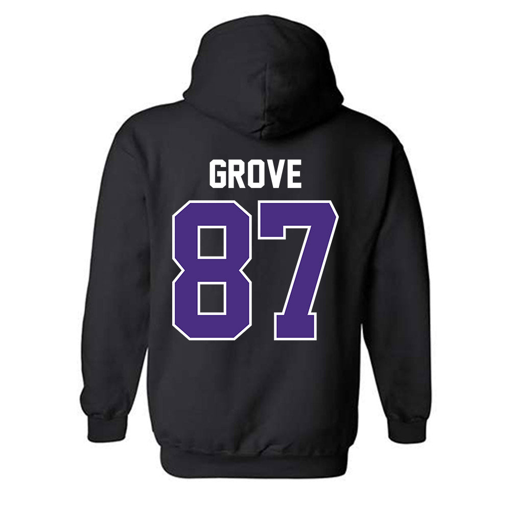 Northwestern - NCAA Football : Carson Grove - Classic Shersey Hooded Sweatshirt-1