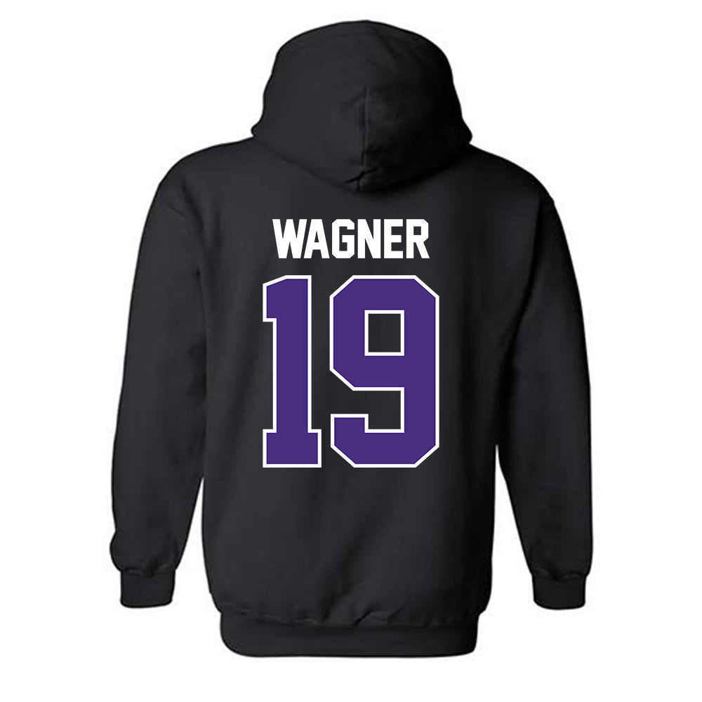 Northwestern - NCAA Football : Drew Wagner - Classic Shersey Hooded Sweatshirt-1