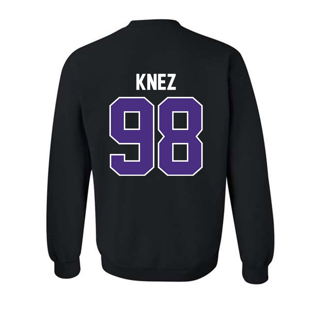 Northwestern - NCAA Football : Hank Knez - Classic Shersey Crewneck Sweatshirt