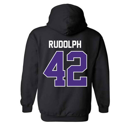 Northwestern - NCAA Women's Lacrosse : Hannah Rudolph - Classic Shersey Hooded Sweatshirt-1