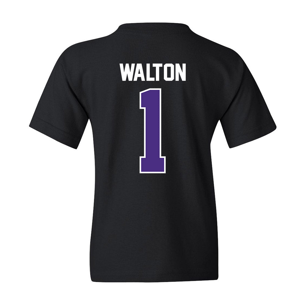 Northwestern - NCAA Women's Basketball : Xamiya Walton - Classic Shersey Youth T-Shirt