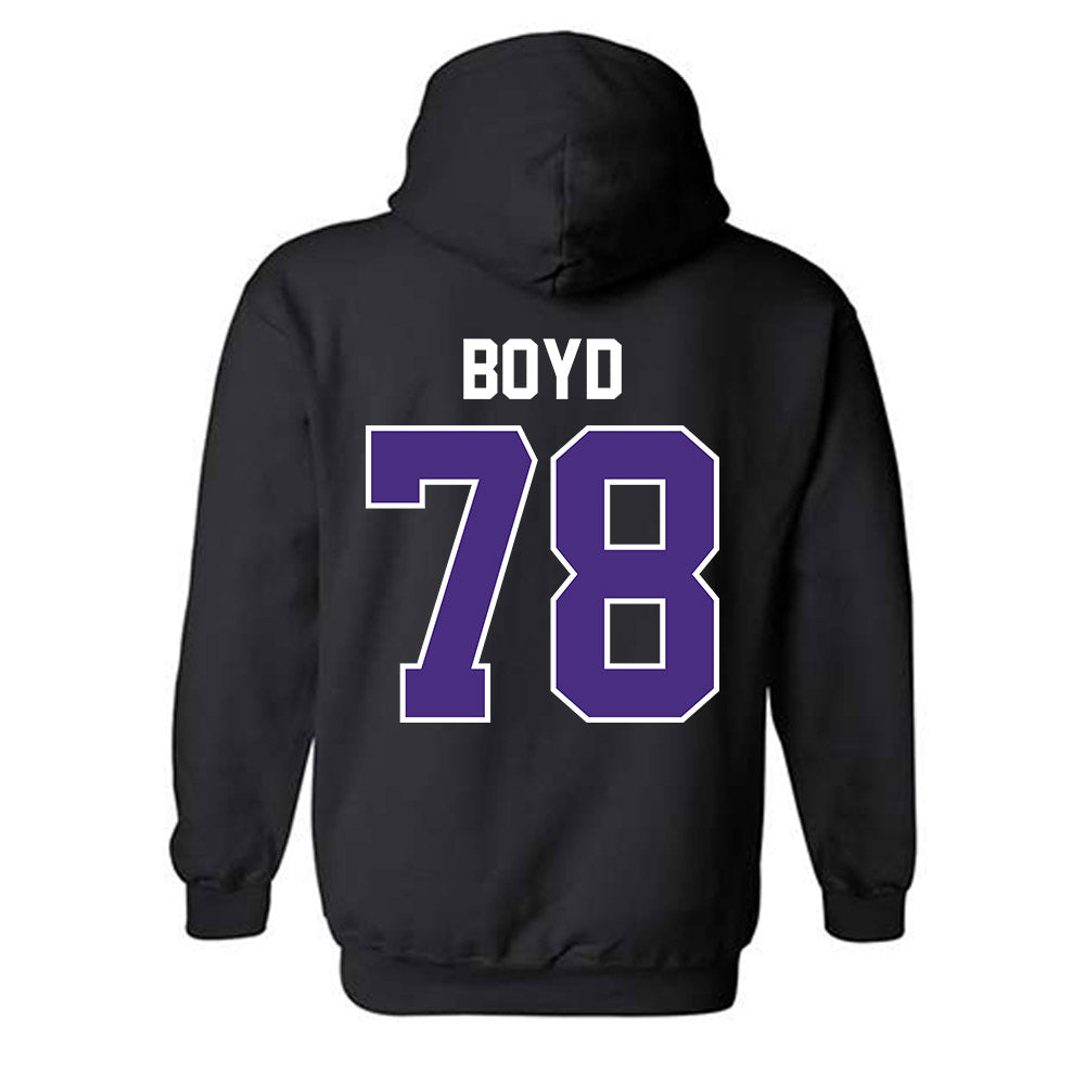Northwestern - NCAA Football : Trey Boyd - Classic Shersey Hooded Sweatshirt-1