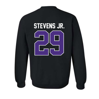 Northwestern - NCAA Football : JonJon Stevens Jr. - Classic Shersey Crewneck Sweatshirt-1