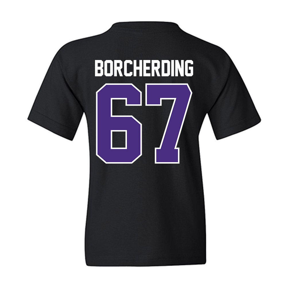 Northwestern - NCAA Football : Jace Borcherding - Classic Shersey Youth T-Shirt-1