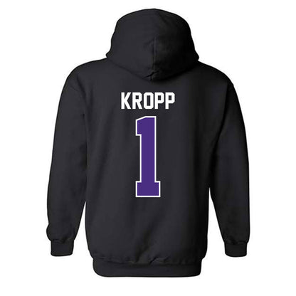 Northwestern - NCAA Men's Basketball : Tyler Kropp - Classic Shersey Hooded Sweatshirt-1