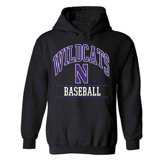 Northwestern - NCAA Baseball : Trent Liolios - Classic Shersey Hooded Sweatshirt