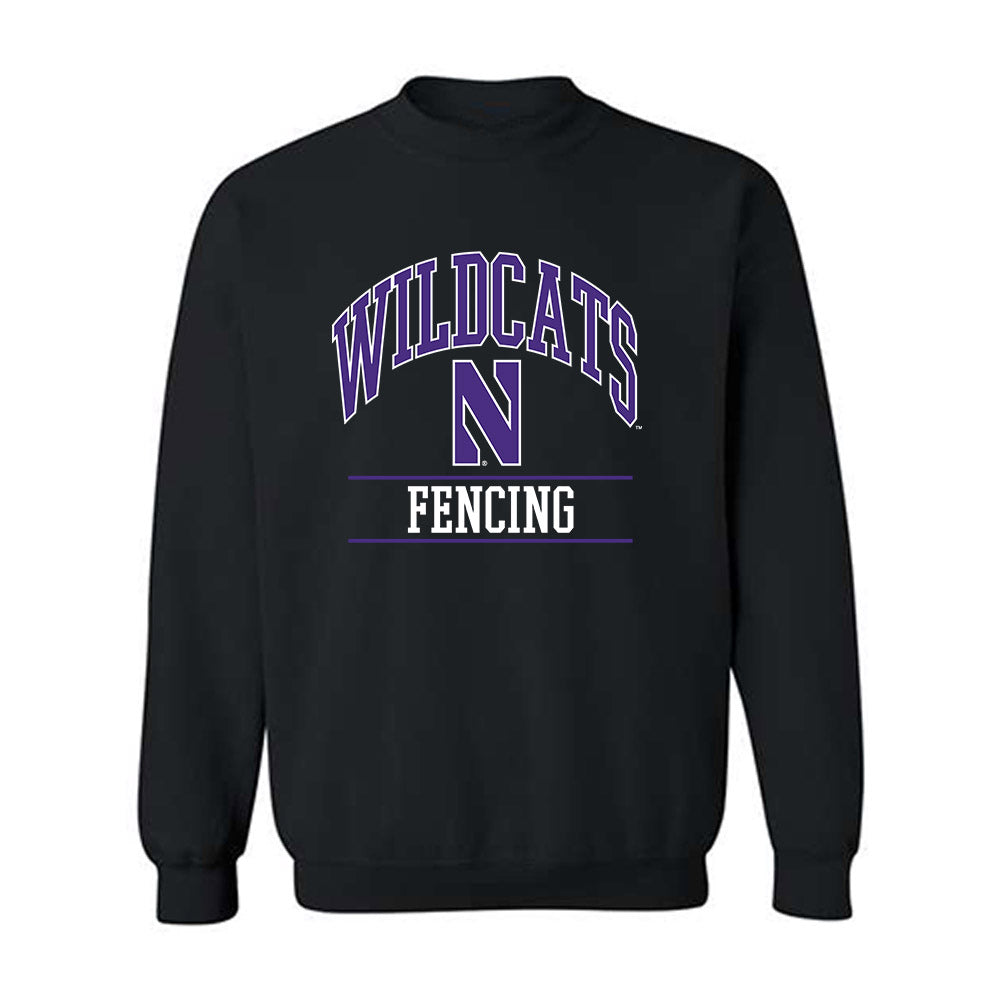 Northwestern - NCAA Women's Fencing : Anna Biasco - Classic Shersey Crewneck Sweatshirt