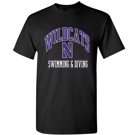 Northwestern - NCAA Men's Swimming & Diving : Wiley Spinner - Classic Shersey T-Shirt