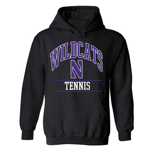 Northwestern - NCAA Men's Tennis : Vincent Yang - Classic Shersey Hooded Sweatshirt