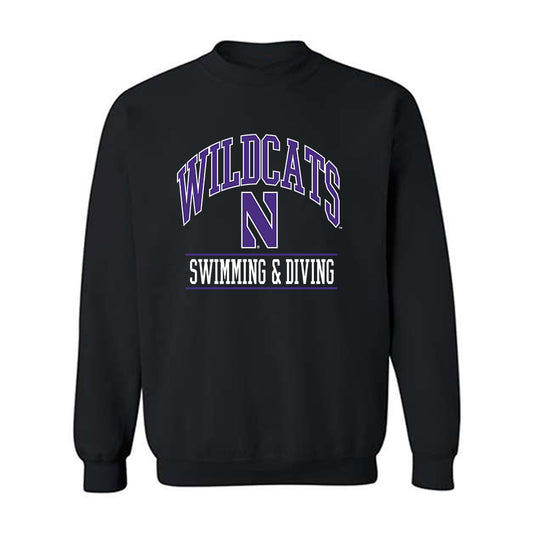 Northwestern - NCAA Women's Swimming & Diving : Claudia Chang - Classic Shersey Crewneck Sweatshirt