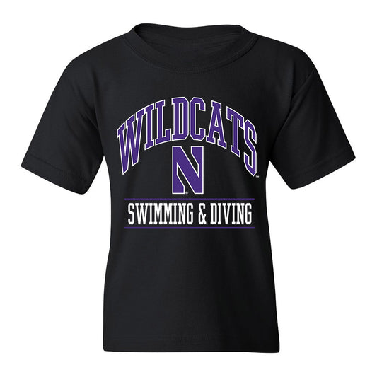 Northwestern - NCAA Men's Swimming & Diving : Tonahuac Zinn - Classic Shersey Youth T-Shirt