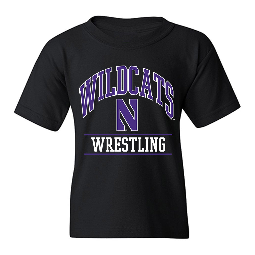 Northwestern - NCAA Wrestling : Marcell Booth - Classic Shersey Youth T-Shirt-0