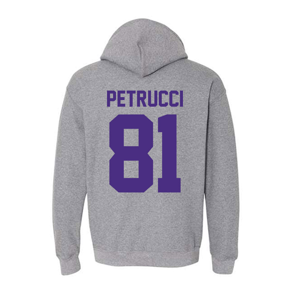 Northwestern - NCAA Football : Christopher Petrucci - Classic Shersey Hooded Sweatshirt