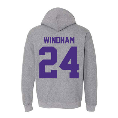 Northwestern - NCAA Men's Basketball : KJ Windham - Classic Shersey Hooded Sweatshirt
