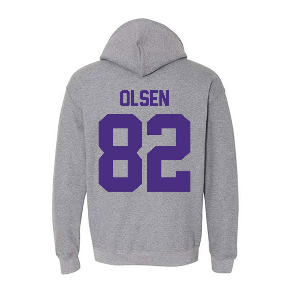 Northwestern - NCAA Football : Jack Olsen - Classic Shersey Hooded Sweatshirt