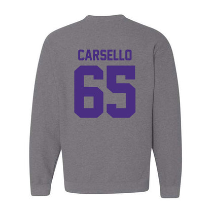 Northwestern - NCAA Football : Jackson Carsello - Classic Shersey Crewneck Sweatshirt