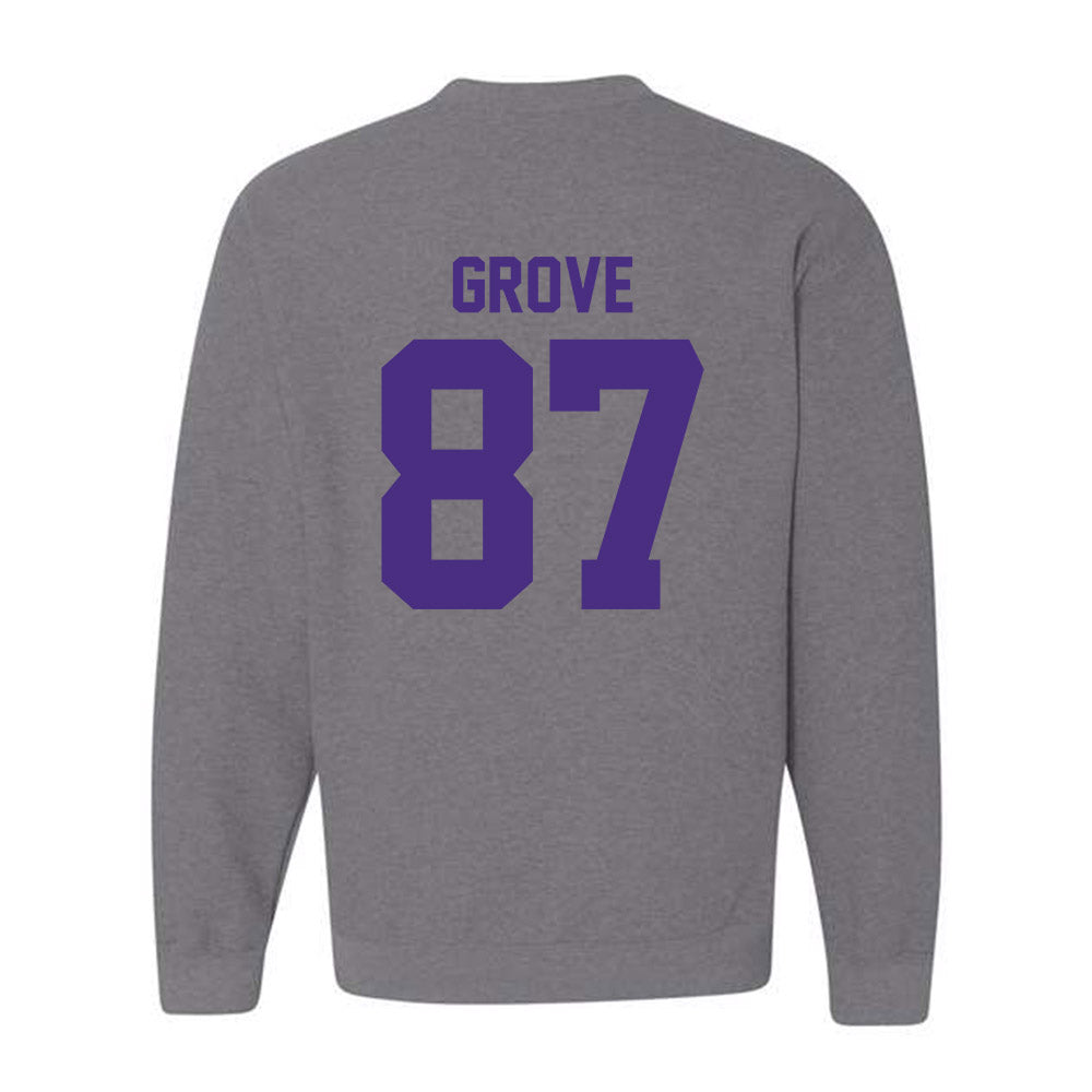 Northwestern - NCAA Football : Carson Grove - Classic Shersey Crewneck Sweatshirt-1