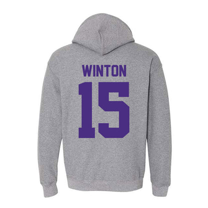 Northwestern - NCAA Football : Sean Winton - Classic Shersey Hooded Sweatshirt-1