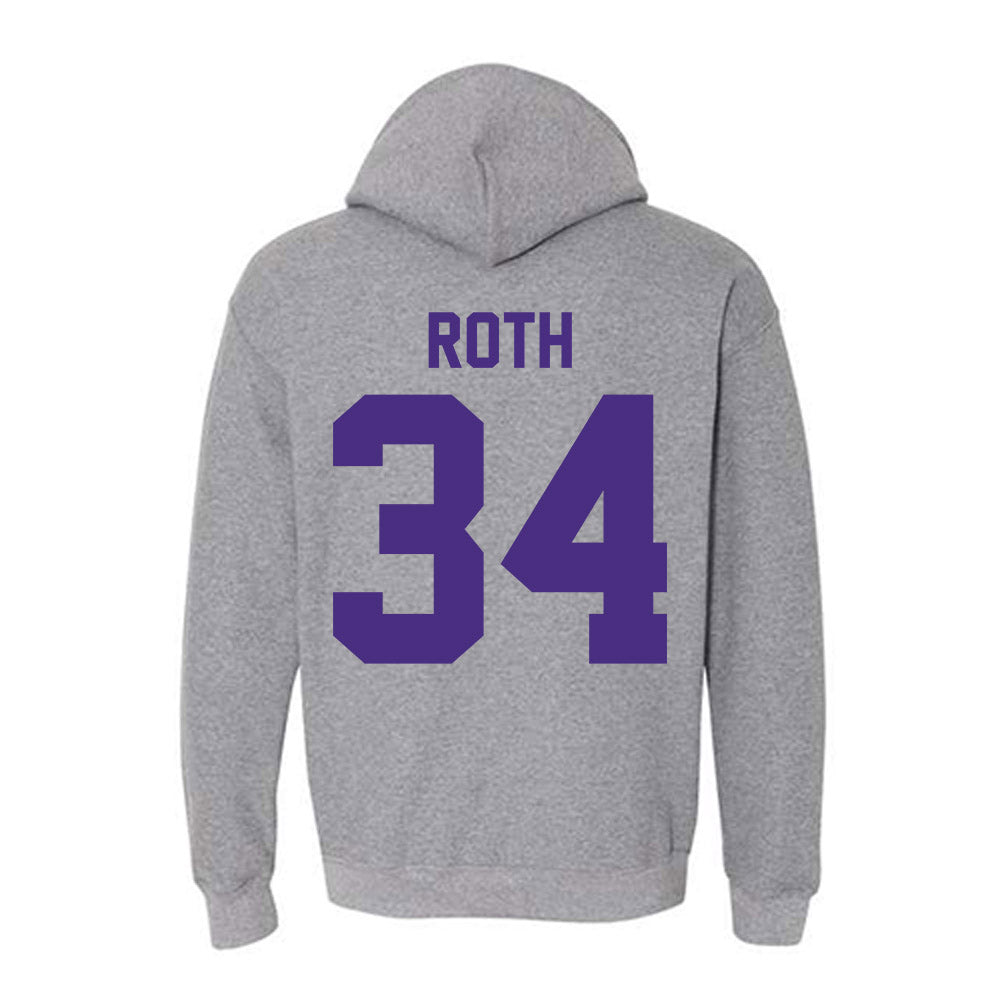 Northwestern - NCAA Football : Payton Roth - Classic Shersey Hooded Sweatshirt-1
