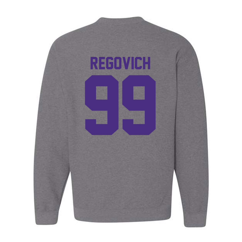Northwestern - NCAA Football : Troy Regovich - Classic Shersey Crewneck Sweatshirt-1
