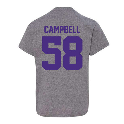 Northwestern - NCAA Football : Nathaniel Campbell - Classic Shersey Youth T-Shirt-1