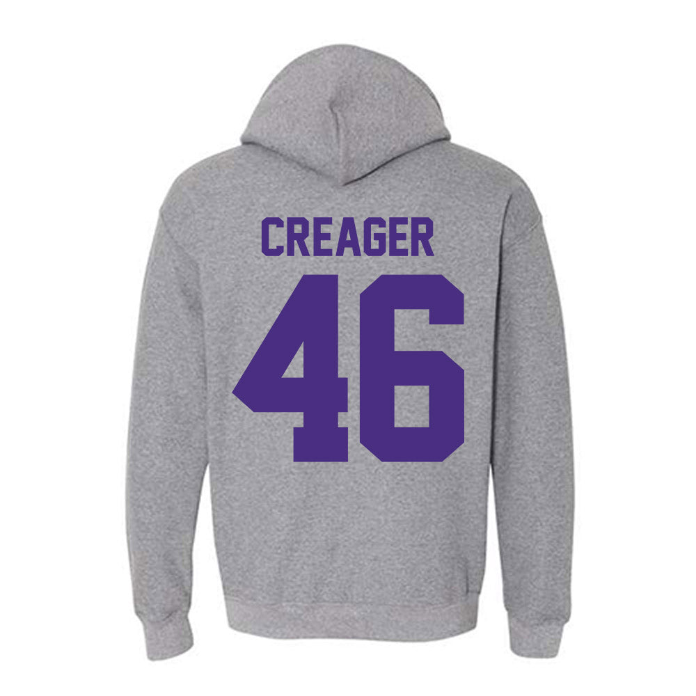 Northwestern - NCAA Football : Lincoln Creager - Classic Shersey Hooded Sweatshirt-1