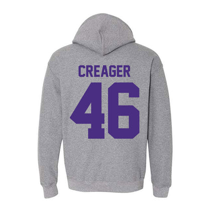 Northwestern - NCAA Football : Lincoln Creager - Classic Shersey Hooded Sweatshirt-1