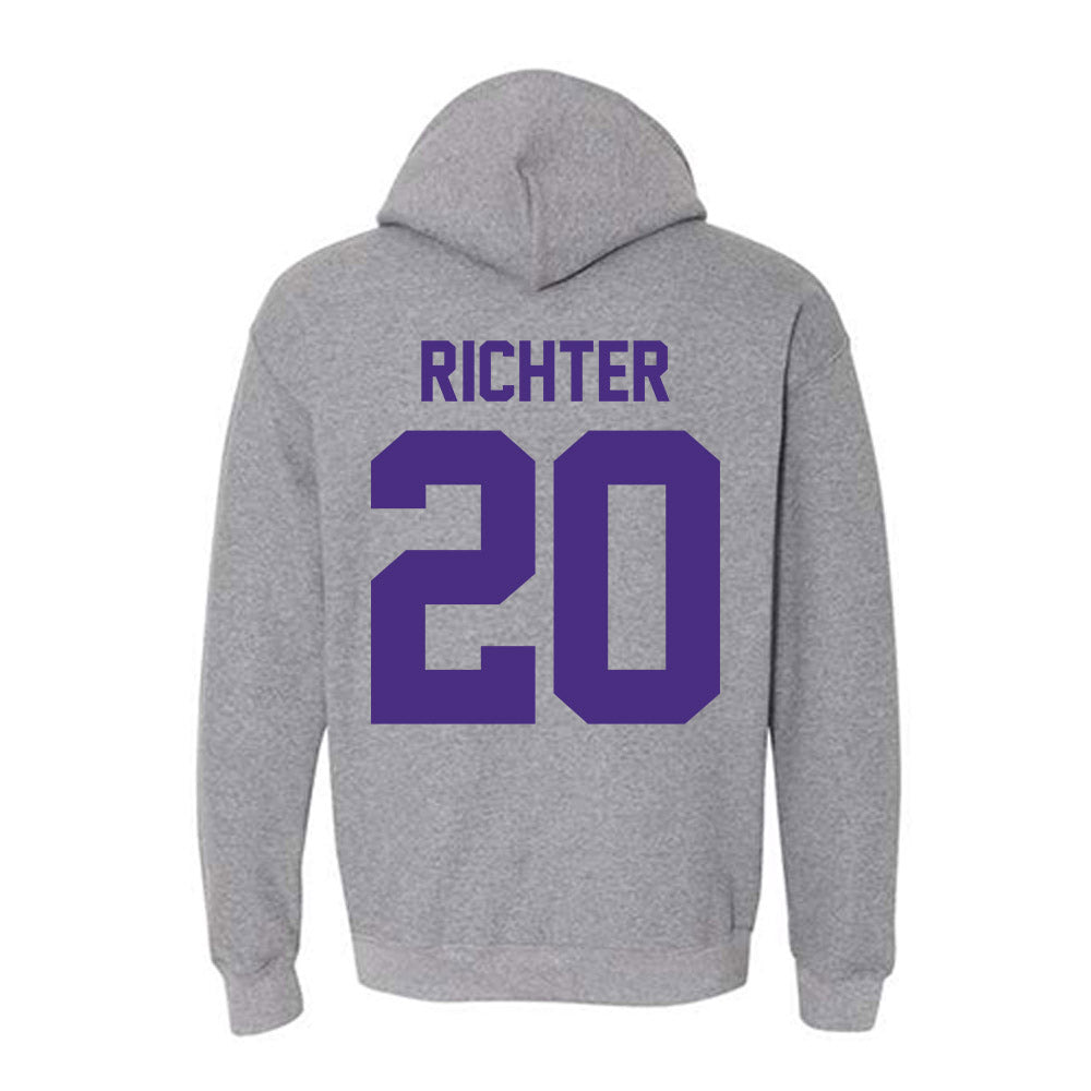 Northwestern - NCAA Men's Soccer : Henri Richter - Classic Shersey Hooded Sweatshirt