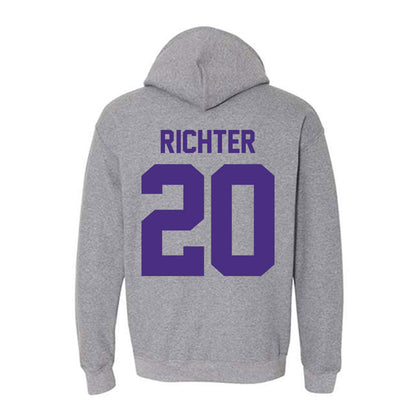 Northwestern - NCAA Men's Soccer : Henri Richter - Classic Shersey Hooded Sweatshirt