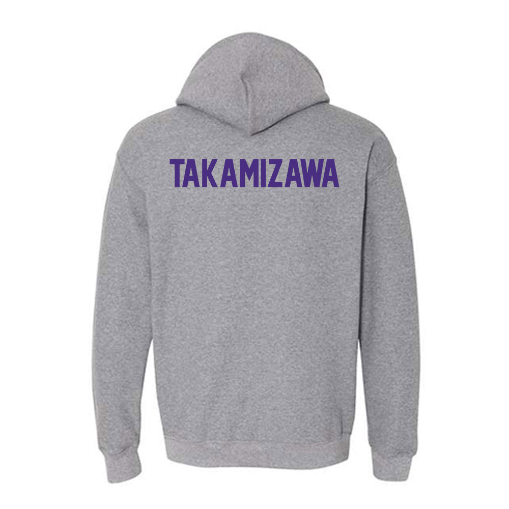 Northwestern - NCAA Women's Fencing : Yukari Takamizawa - Classic Shersey Hooded Sweatshirt-1