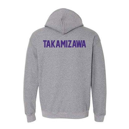 Northwestern - NCAA Women's Fencing : Yukari Takamizawa - Classic Shersey Hooded Sweatshirt-1