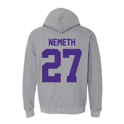 Northwestern - NCAA Women's Field Hockey : Nadia Nemeth - Classic Shersey Hooded Sweatshirt-1