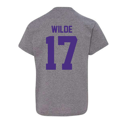 Northwestern - NCAA Football : Griffin Wilde - Classic Shersey Youth T-Shirt-1