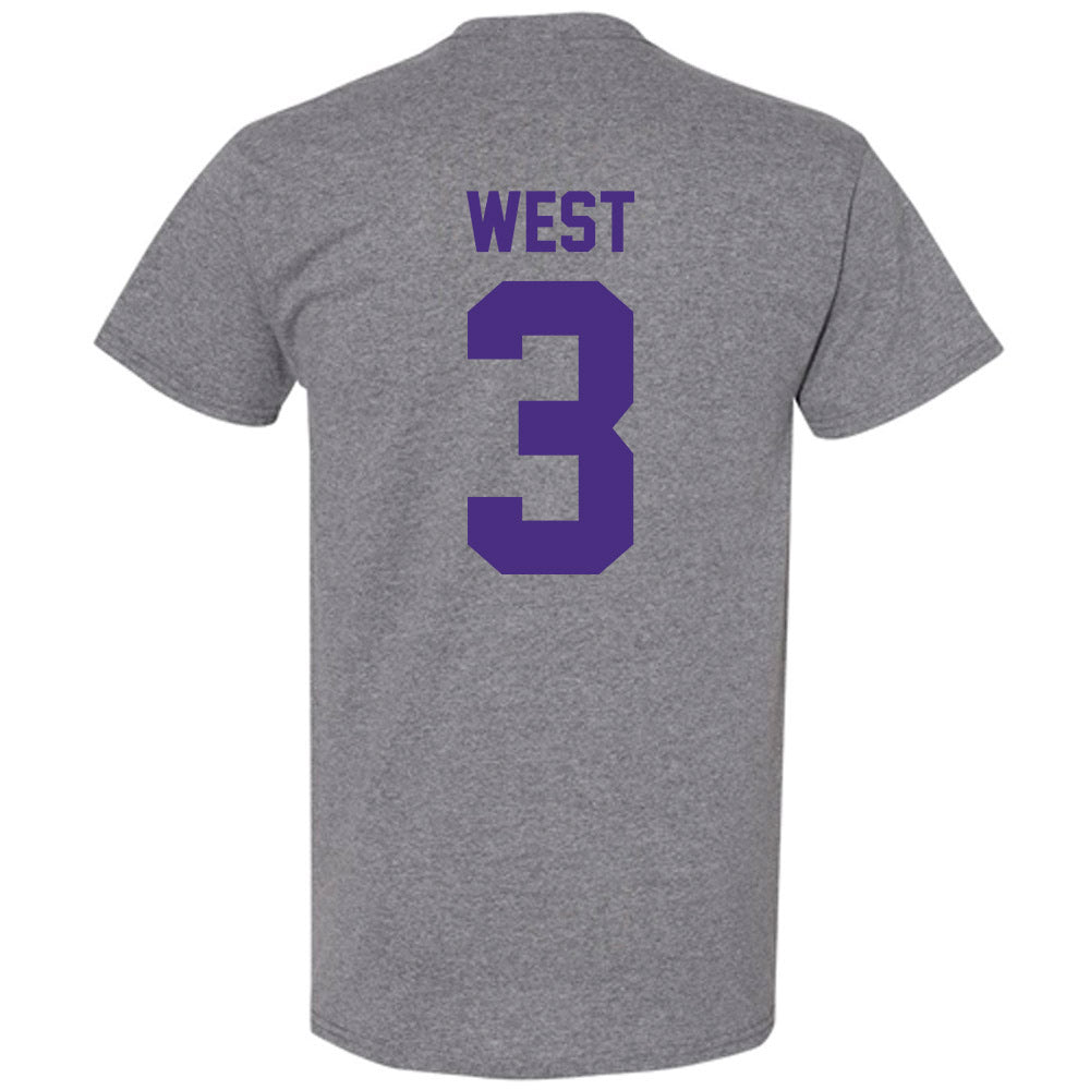 Northwestern - NCAA Men's Basketball : Jake West - Classic Shersey T-Shirt-1