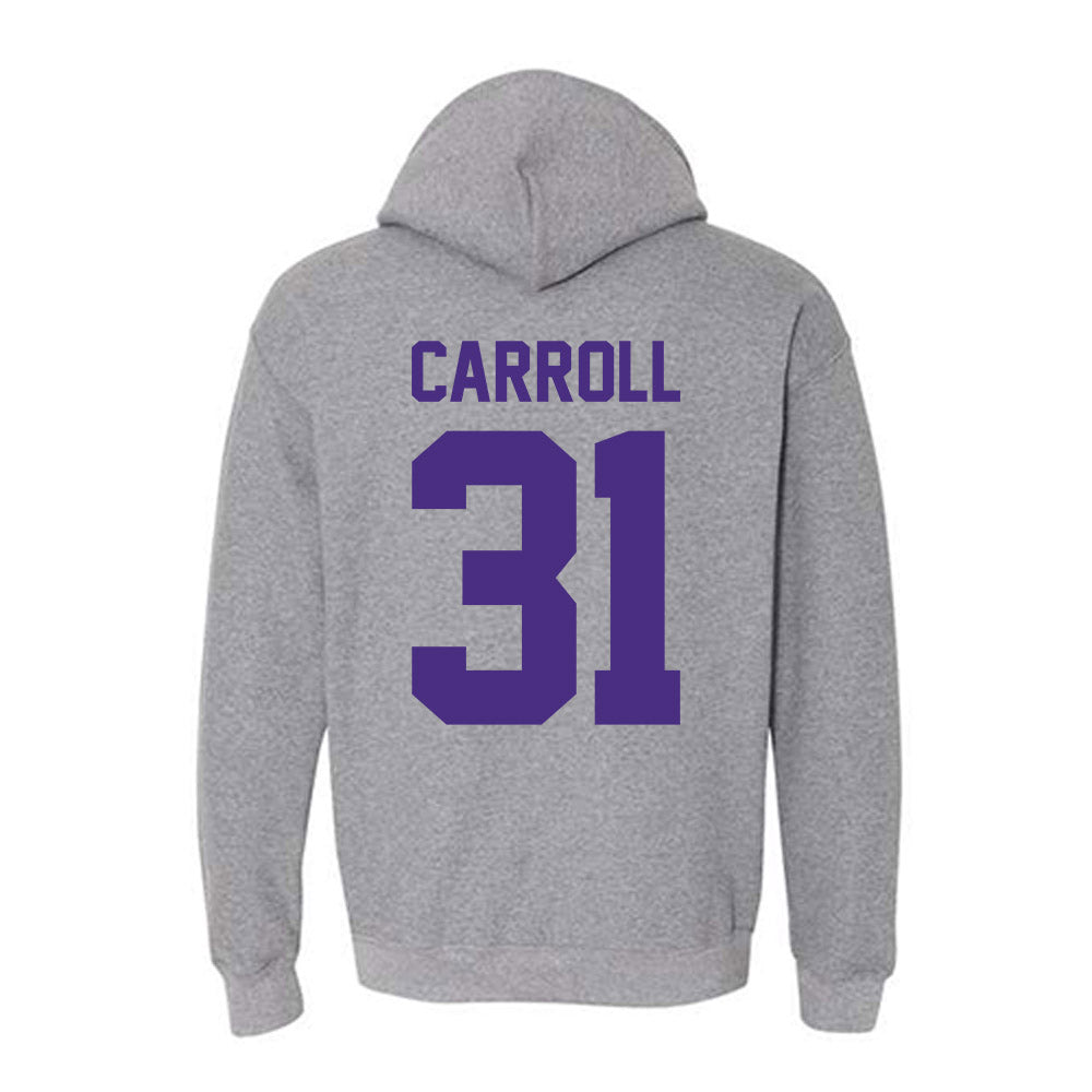Northwestern - NCAA Women's Lacrosse : Mary Carroll - Classic Shersey Hooded Sweatshirt-1