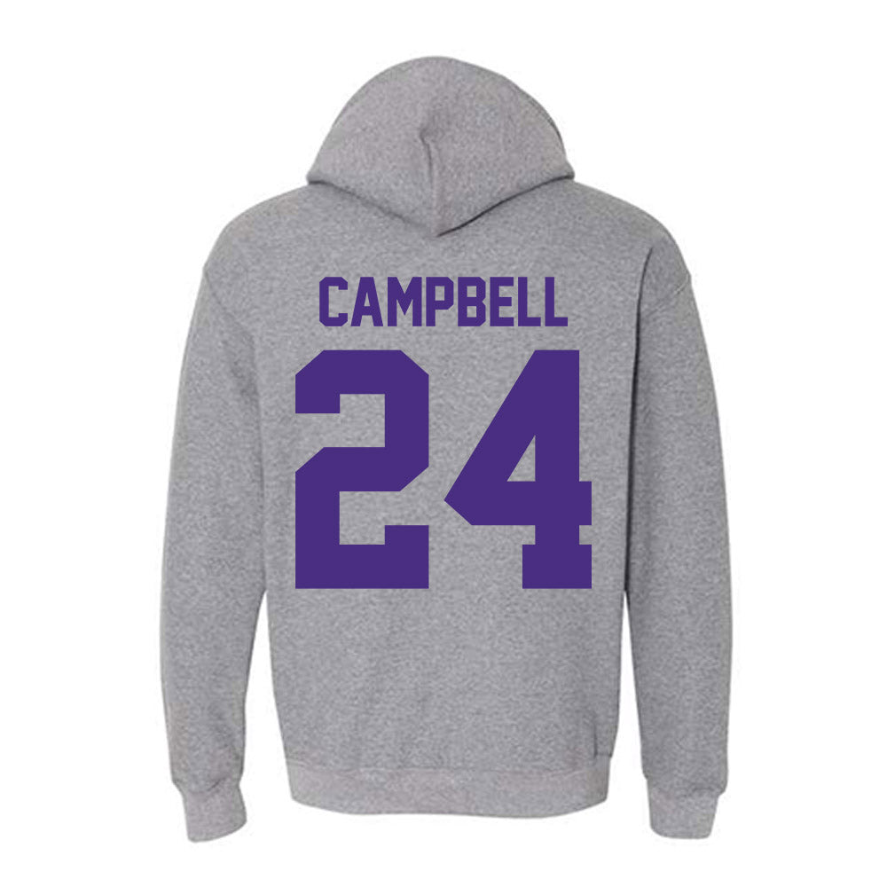 Northwestern - NCAA Women's Lacrosse : Riley Campbell - Classic Shersey Hooded Sweatshirt-1