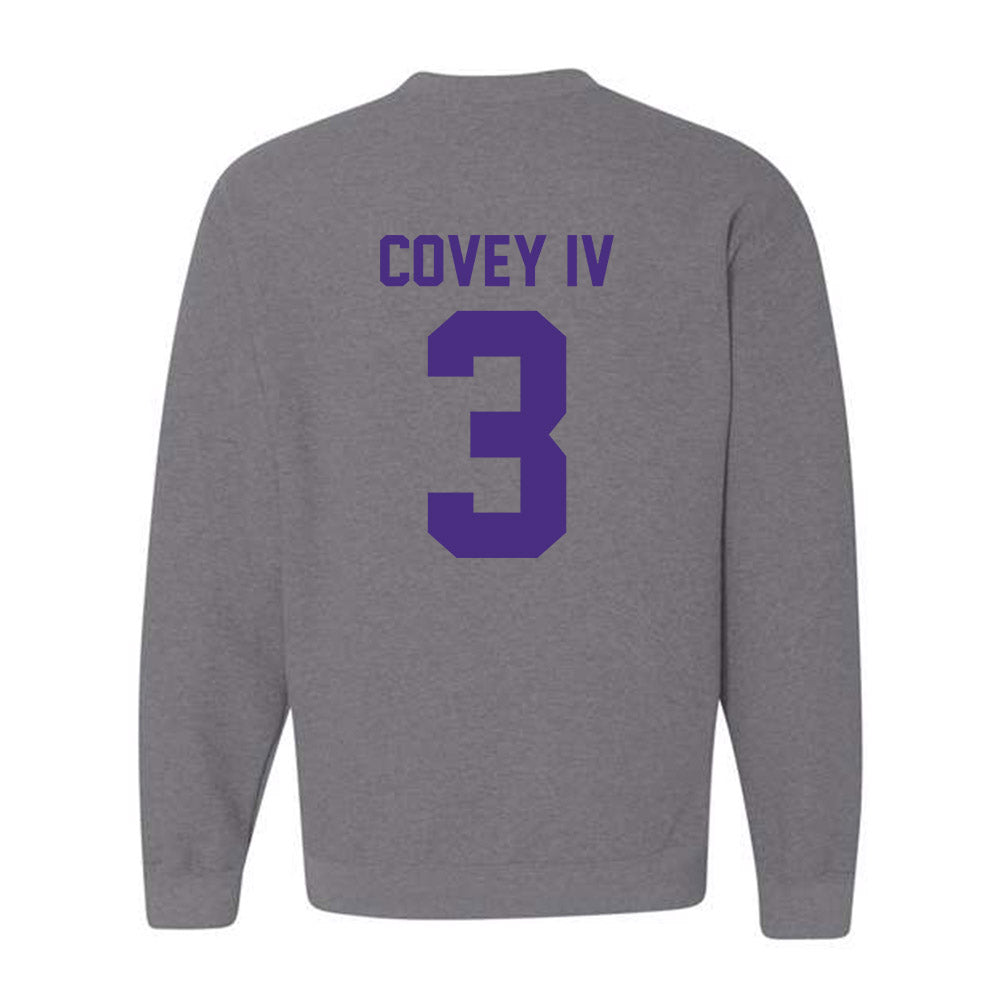 Northwestern - NCAA Football : Frank Covey IV - Classic Shersey Crewneck Sweatshirt-1