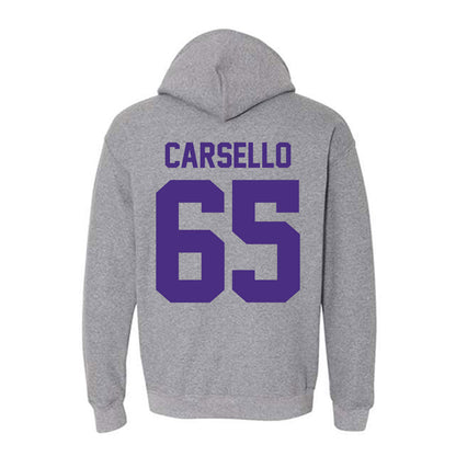 Northwestern - NCAA Football : Jackson Carsello - Classic Shersey Hooded Sweatshirt