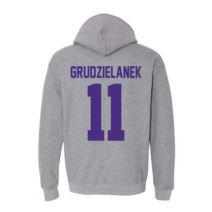 Northwestern - NCAA Softball : Riley Grudzielanek - Classic Shersey Hooded Sweatshirt-1