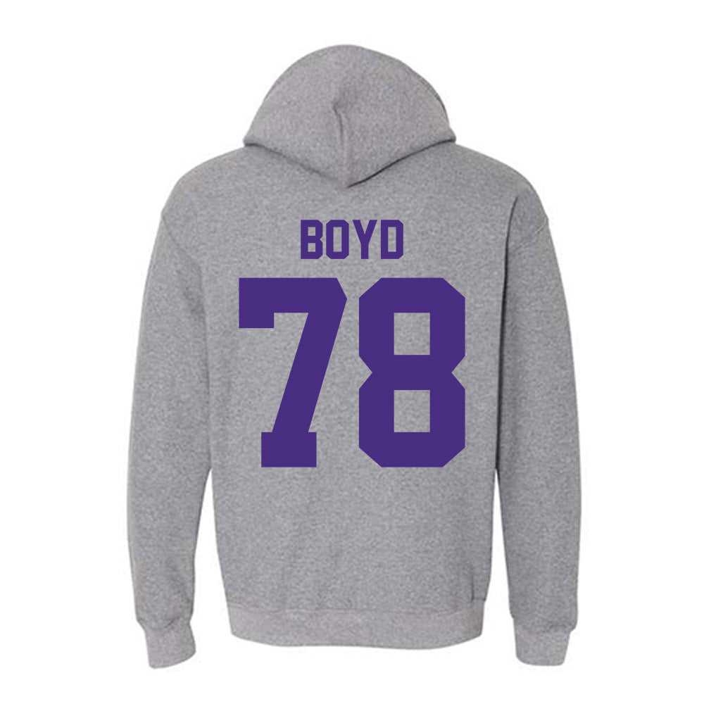 Northwestern - NCAA Football : Trey Boyd - Classic Shersey Hooded Sweatshirt-1