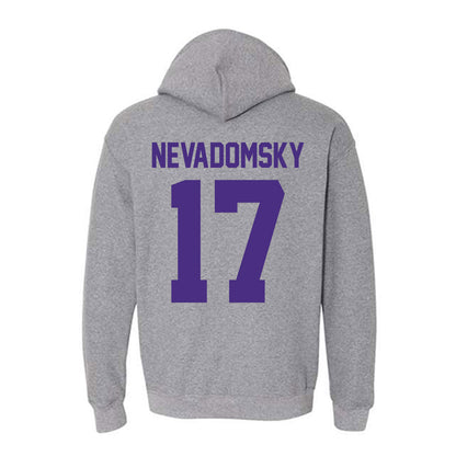 Northwestern - NCAA Women's Soccer : Presley Nevadomsky - Classic Shersey Hooded Sweatshirt-1